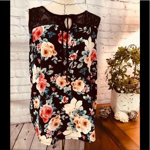 Rose and Crochet Blouse